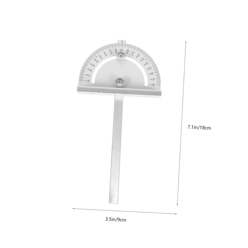 ORFOFE Table Saw Angle Ruler Steel Protractor Circular Saw Guides Angle Gauge DIY Woodworking Tool - Image 2