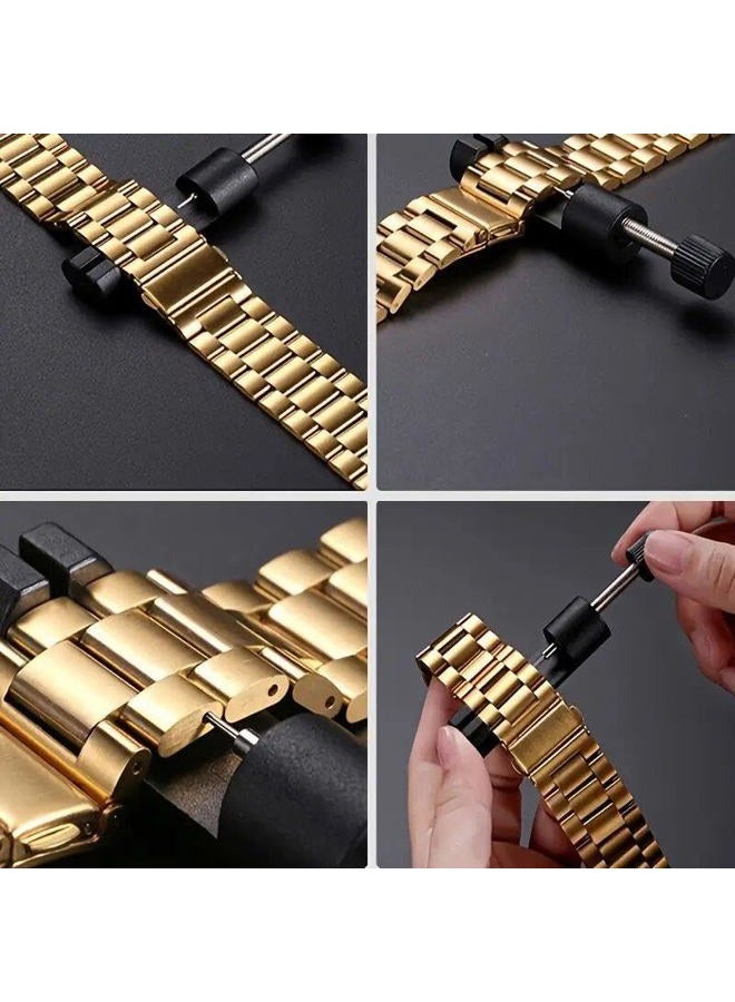 Olytop 2 Pack Watch Link Removal Kit, Watch Band Tool Repair Kit, Resizing Tool for Watch Bracelet Adjustment & Replacement, Pin Remover for Sizing Strap with Extra Replacement - Image 4