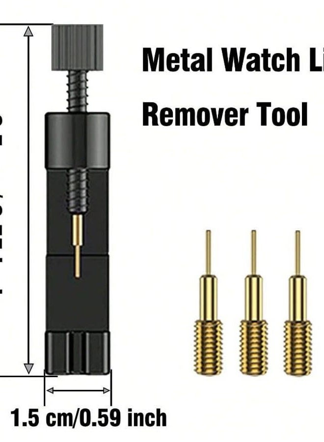 Olytop 2 Pack Watch Link Removal Kit, Watch Band Tool Repair Kit, Resizing Tool for Watch Bracelet Adjustment & Replacement, Pin Remover for Sizing Strap with Extra Replacement - Image 3