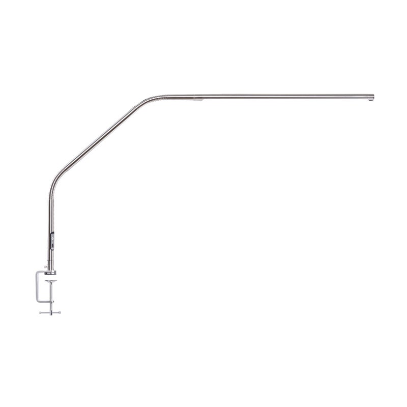 daylight Slimline 4 LED Table Lamp in Brushed Steel 6000K 3200 Lux 4 Brightness Levels USBC Charging Port AntiGlare Diffuser Flexible Design Art Craft Sewing Nail Salon
