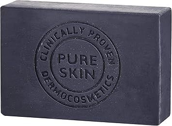 Biotrade Pure Skin Black Charcoal Soap Detox Removes Blackheads Acne Oiliness Tightens Pores - Image 4