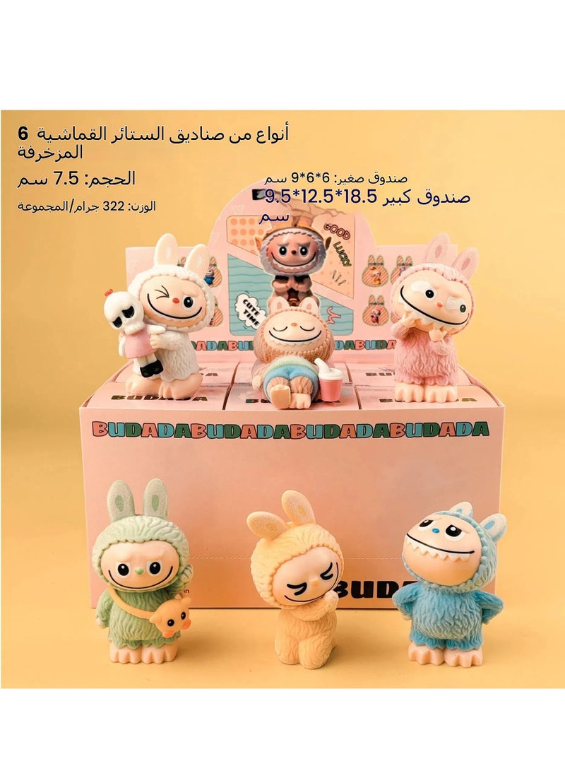 general Labubu series blind box, trendy play cute girl heart creative decoration table ornament for children, friends birthday holiday friends gifts - Image 4