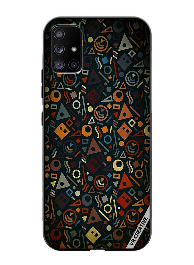 VR CREATIVE Protective Case Cover For Samsung Galaxy A51 5G Maxin Pattern Design Multicolour - Image 1