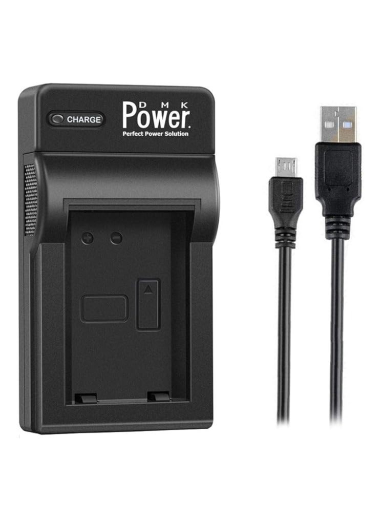 DMK Power TC-USB1 Type-C Charger for NB-13L Battery – Compact USB Charger fit for Canon PowerShot G7 X, G9 X, SX740 HS, SX730 HS and More - Image 1