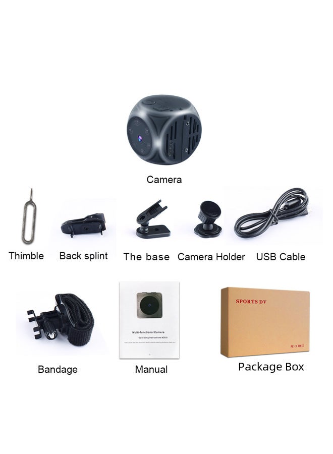 Private Model Smart Digital Camera Sports Dv Camera Card Night Vision Infrared Camera 1080p Dice - Image 2