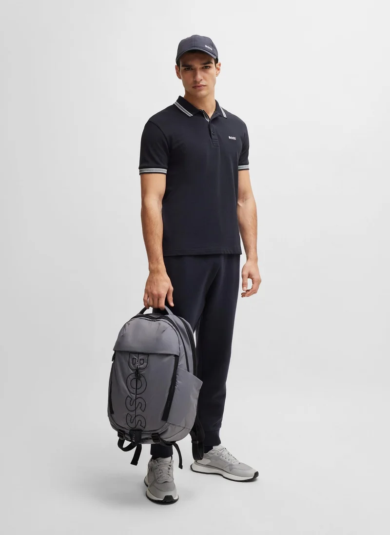 BOSS Dark Blue Paddy polo shirt in cotton piqué for Men | Best Price UAE