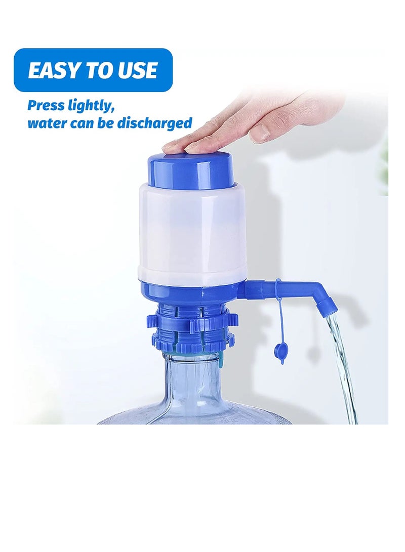 PAMEER Manual Water Pump BPA-Free Hand Pressure Drinking Dispenser Water Pump for 2 to 6 Gallon Water Bottle and Jug with Fitting Cap Hand Pressure Drinking Water Pump with 3 Tubes - Image 3