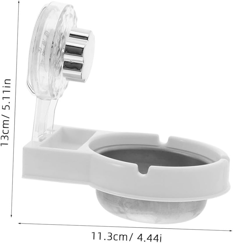 حاوية سجائر من الفولاذ المقاوم للصدأ مثبتة على الحائط مقاومة للرياح مضادة للصدأ مدمجة توفير للمساحة - Image 2