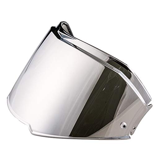 VCOROS Helmet Visor For Valiant II Helmet Visor Unisex-Adult Flip Up Helmets Replacement Helmet Shield (Chrome Silver) - Image 4