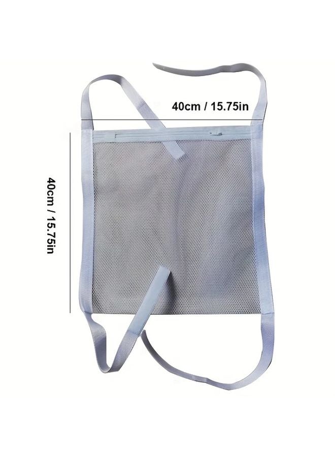 Large Mesh Laundry Bag For Shoes 40cm X 40cm Durable Quick Dry Anti Deformation Zippered Protective Cover - Image 3