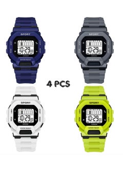 In Air 4Pcs Kids Water Resistant Digital Watch  - Image 1