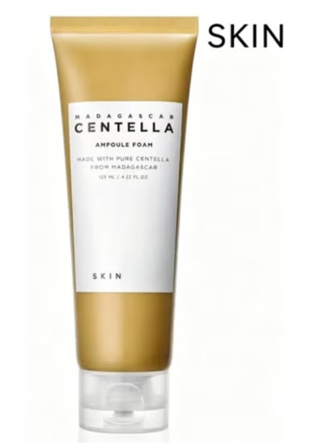 SKIN Madagascar Centella Poremizing Deep Cleansing Foam 4.22 fl.oz, 125ml, Remove Pore-Clogging Debris white - Image 1