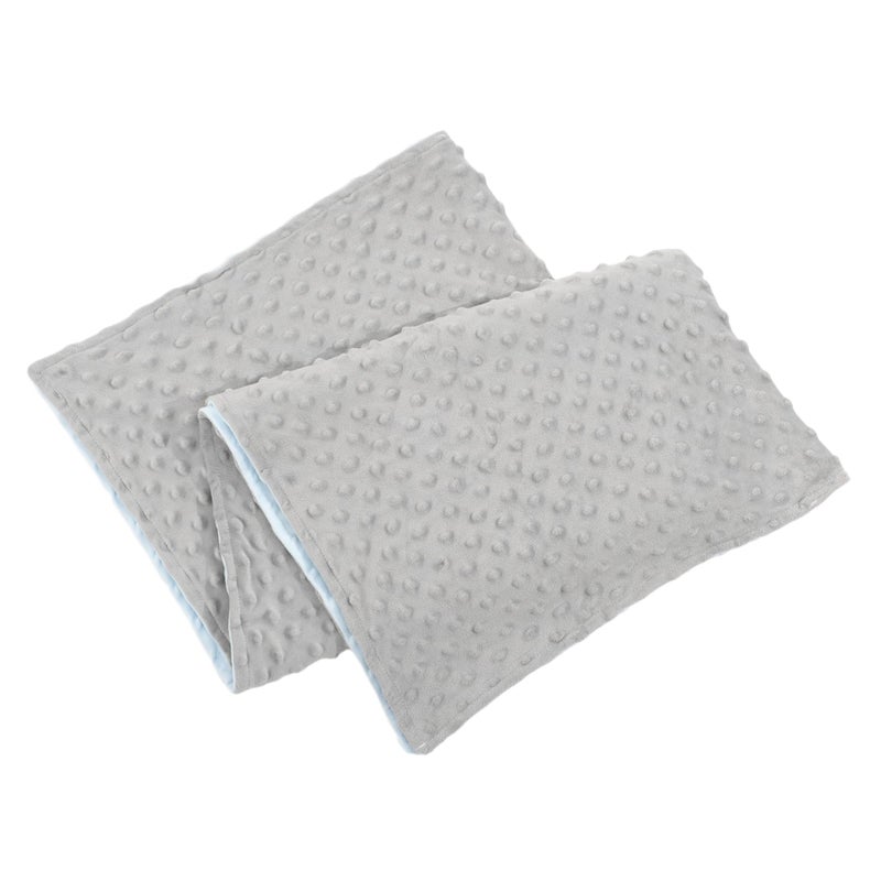 Gray Blue Cotton Swaddle Blanket For Newborns Breathable Comfortable Receiving Blanket - Image 2