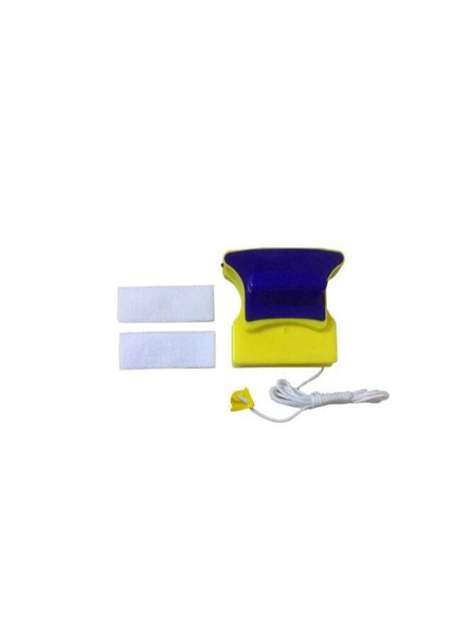 NIBEMINENT Double-Sided Glass Cleaner Sponge Set Yellow/Blue/White