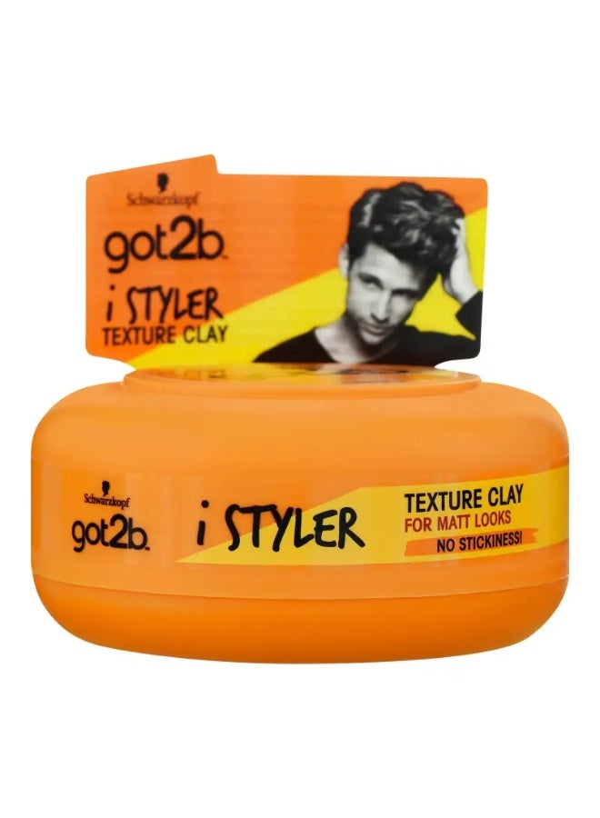 Got2b i-Styler Hair Texture Clay for Reworkable Matte Look 75 ml - Image 2