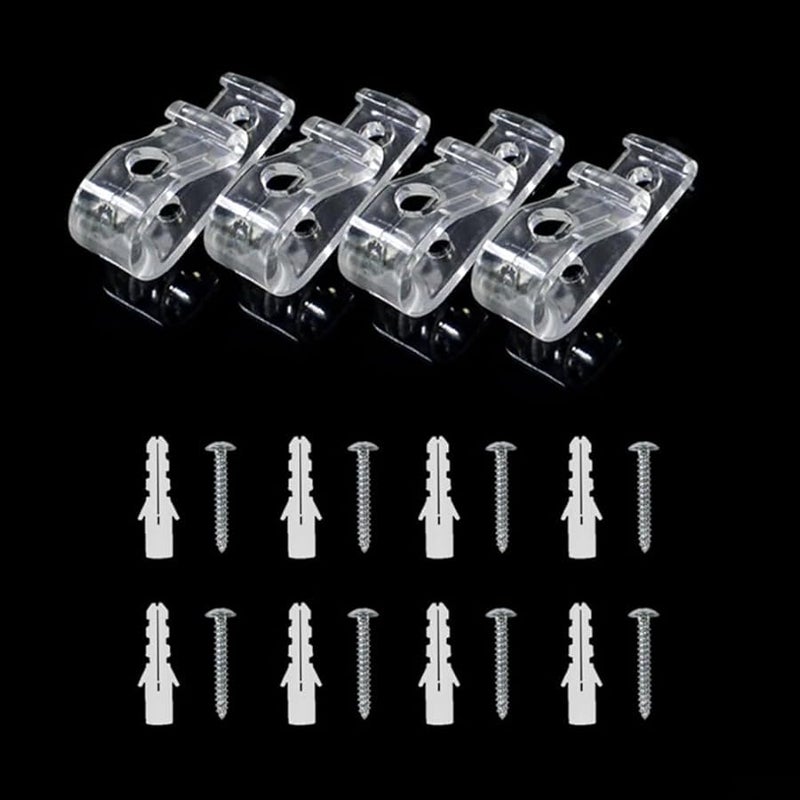 مشابك عمياء لسلامة الأطفال 4 قطع للستائر الرومانية العمودية - Image 2