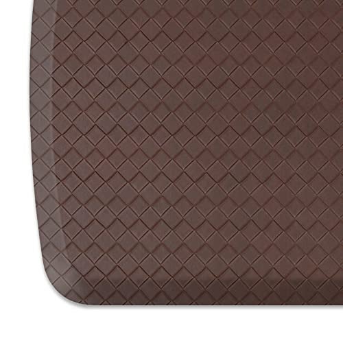 GelPro GelPro Elite Premier Gel  Foam AntiFatigue Kitchen Floor Comfort Mat 20 x 48 Basketweave Truffle 