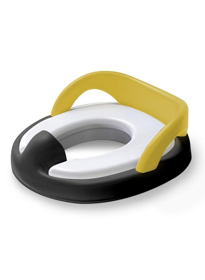 StarAndDaisy Baby Potty Training Seat ; Toddler Toilet Pot ; Toilet Training Chair For Kids ; Toddlerscomfortable Safe Cushioned Potty Seat For Western Toilet0 To 5 Years (Pottyseatyellowblack) - Image 1