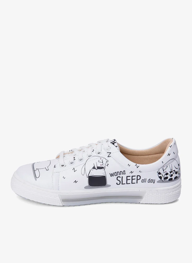 Mumka Sleepy Cat Sneakers