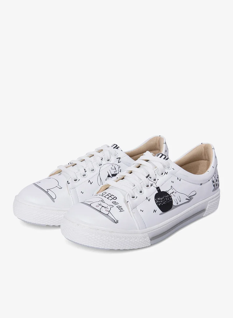 Mumka Sleepy Cat Sleepy Cat Sneakers for Women | Best Price UAE