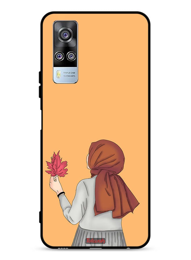 Tolwak vivo Y51 2020 Protective Case Cover Holding Leaf - Image 1