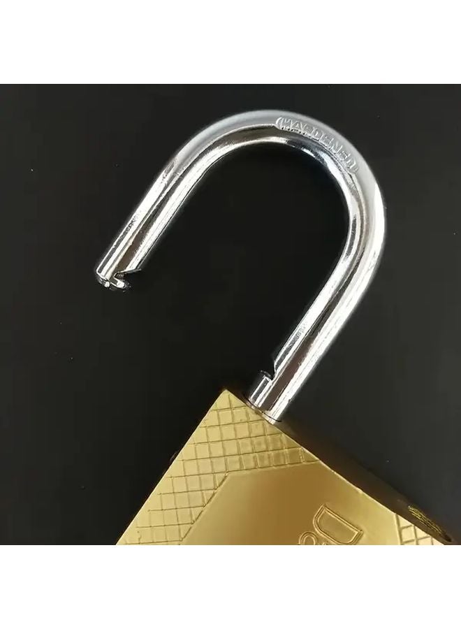 Yellow Compact Portable Lock 0 98in For Home Cabinet Pet Cage Security - Image 5