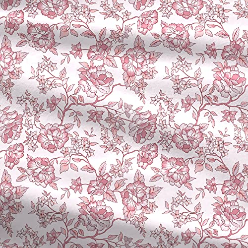 Mytrident Urban Comfort Bedsheet for Double Bed, 144 TC, 100% Cotton Bedsheet with 2 Pillow Covers, Queen Size 228 cm x 254 cm, Juliet Pink - Image 5