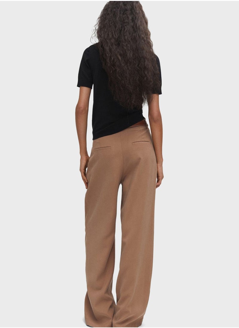 MANGO - Crew Neck Knitted Sweater - Image 1
