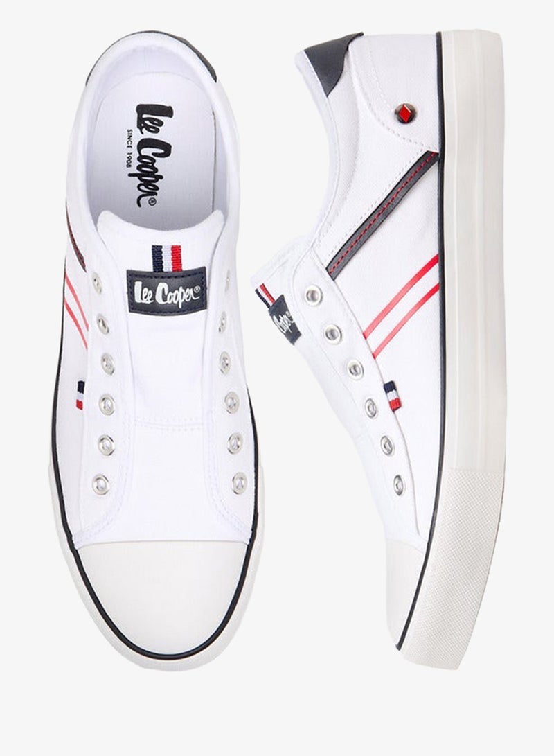 لي كوبر حذاء رجالي قماشي مخطط - Image 3