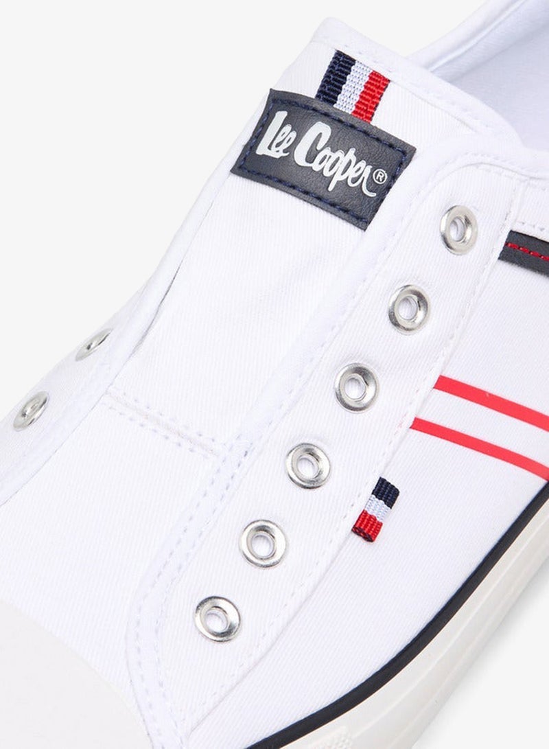 لي كوبر حذاء رجالي قماشي مخطط - Image 4