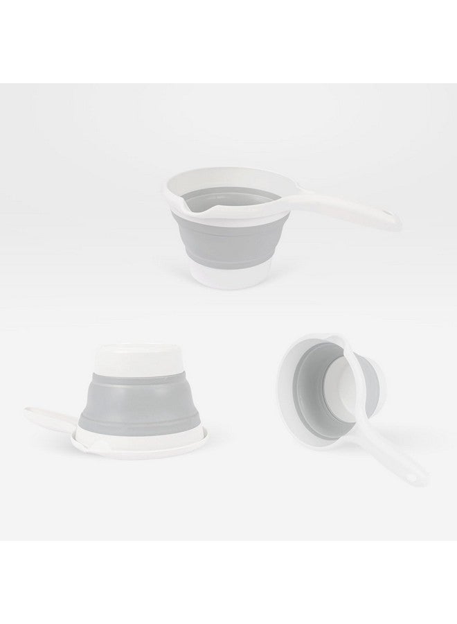 Sevi Bebe Collapsible Baby Rinse Cup - Lightweight Water Container, Foldable Scoop, Space-Saving Bathing Solution for Babies and Toddlers - Image 3