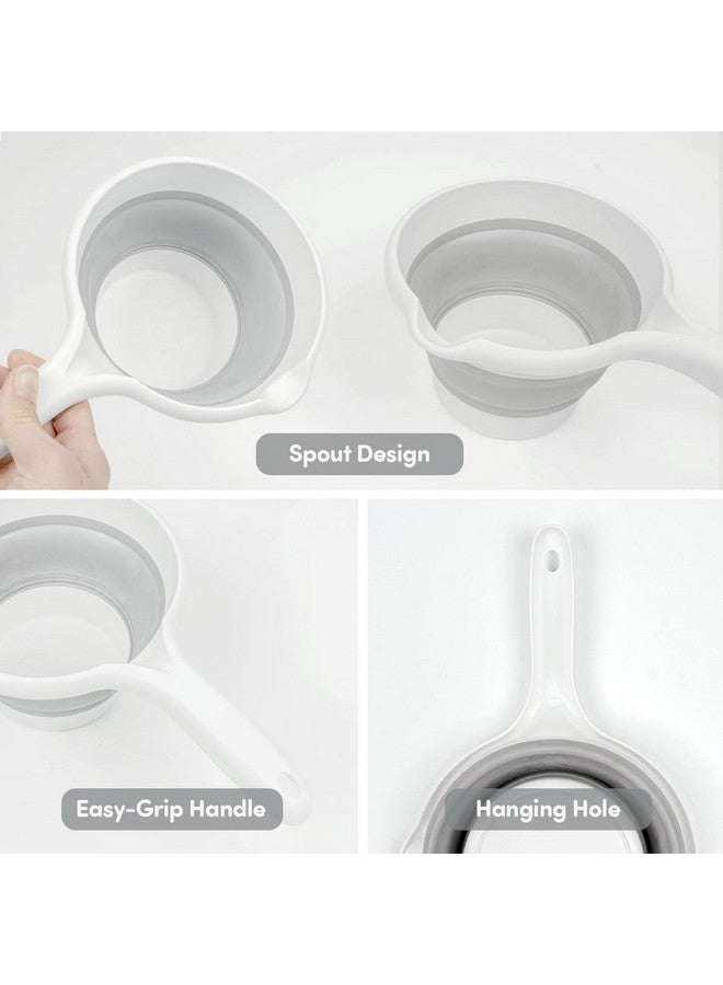 Sevi Bebe Collapsible Baby Rinse Cup - Lightweight Water Container, Foldable Scoop, Space-Saving Bathing Solution for Babies and Toddlers - Image 4