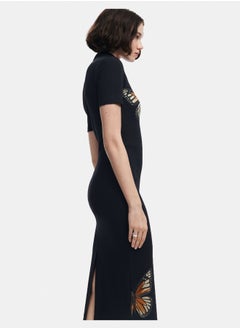 DESIGUAL Slim midi butterfly dress  - Image 3