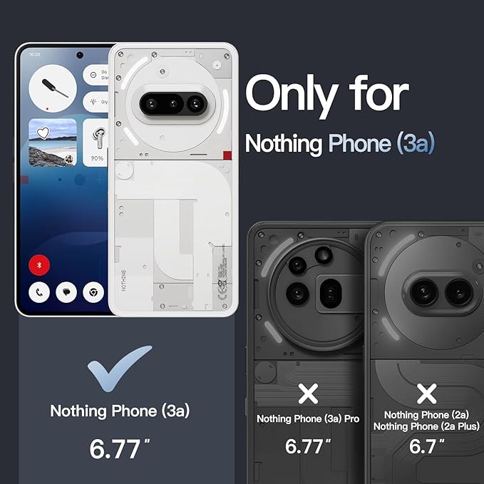 Nothing Renewd - Back Cover Mobile Case for Nothing Phone (3a) clear - Image 3
