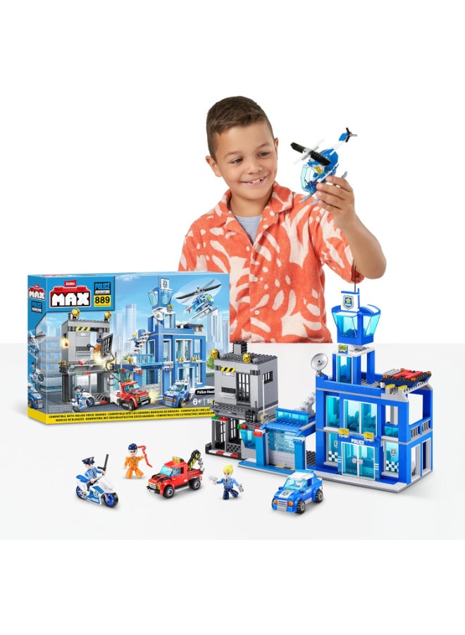 Zuru Max Max Adventure Police Headquarters Playset (889 pieces) - Image 5