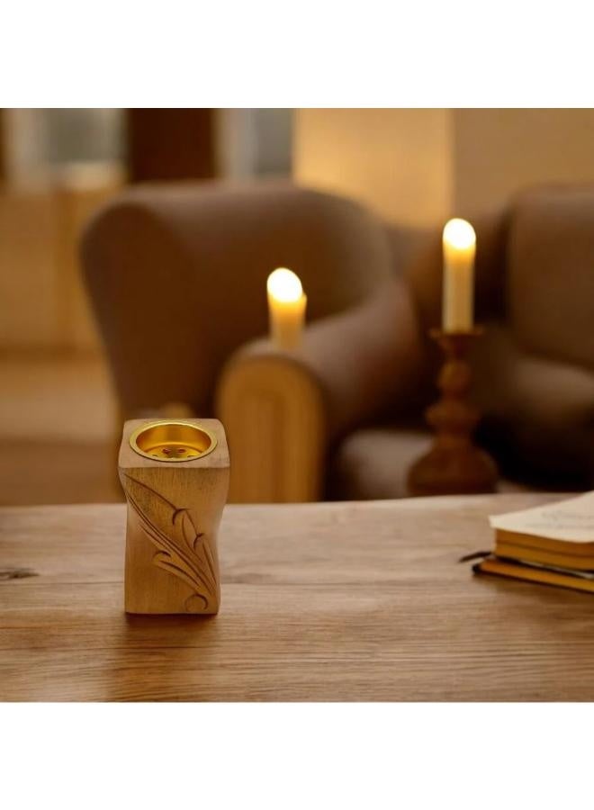 Magno Incense Burner (Hand-carved from natural Magno wood) - Image 2