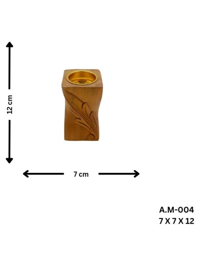 Magno Incense Burner (Hand-carved from natural Magno wood) - Image 4