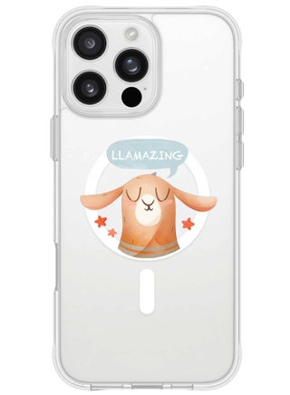 iPhone 16 Pro Magsafe Magnetic Case for iPhone Compatible with Wireless Charging, Shockproof Phone Bumper Cover - Llamazing lama - pzsku/Z8B711FECBD7998F8B546Z/45/_/1725695982/6197352e-9d0b-44ea-ab3f-40d4d078738e