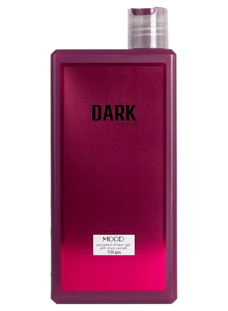 MOOD DARK SHOWER GEL  750GM