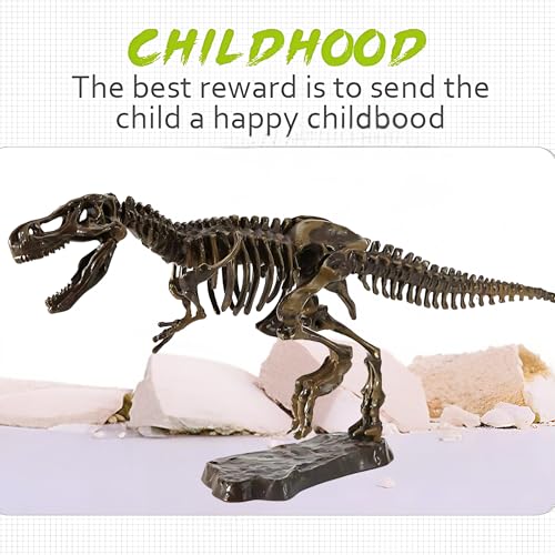 Crackles 3D Dinosaur Puzzle T-Rex Skeleton Model – Tyrannosaurus Rex Fossil Assembly Kit for Kids | Educational STEM Toy, Archaeology Dig & Build Activity Set for Boys & Girls - Image 5