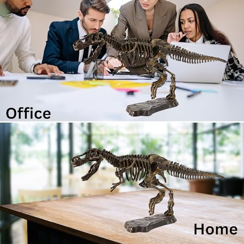 Crackles 3D Dinosaur Puzzle T-Rex Skeleton Model – Tyrannosaurus Rex Fossil Assembly Kit for Kids | Educational STEM Toy, Archaeology Dig & Build Activity Set for Boys & Girls - Image 4