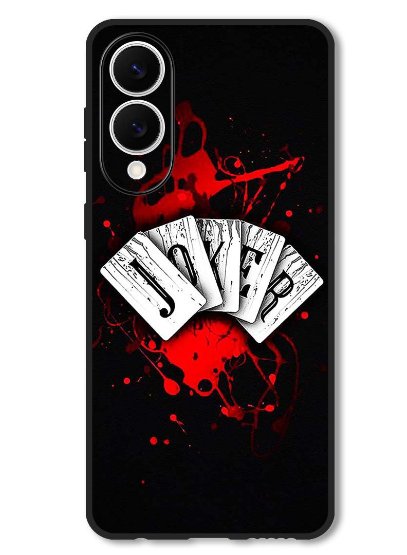 Theodor Case Compatible with Samsung Galaxy S25 Edge 6.7 Inch Protection Shockproof Bumper Cover Joker Cards - Image 1
