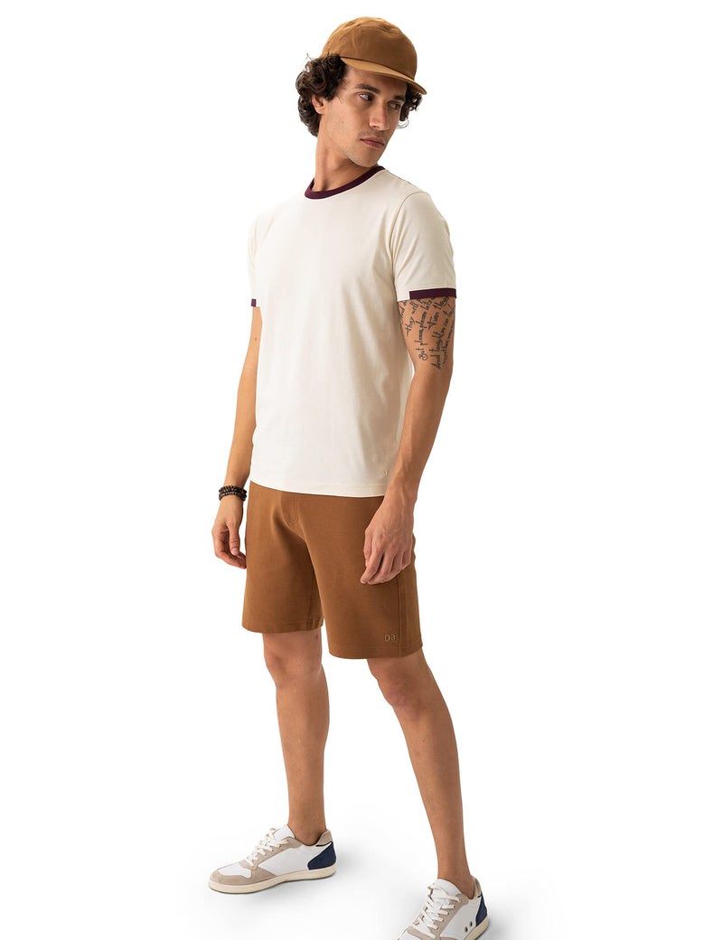 DAMENSCH Men's Regular Fit Tees (Dam-PRIN-TEES-CTW-M_White_M) - Image 4