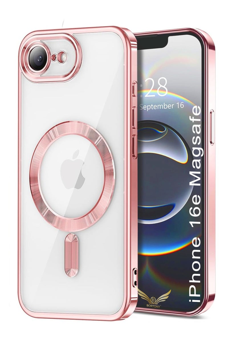 BORTONY iPhone 16e Case Cover Compatible with MagSafe Elegant Anti-Scratch  with Camera Lens Protection Magnetic Cover for iPhone 16e 6.1-inch - Image 1