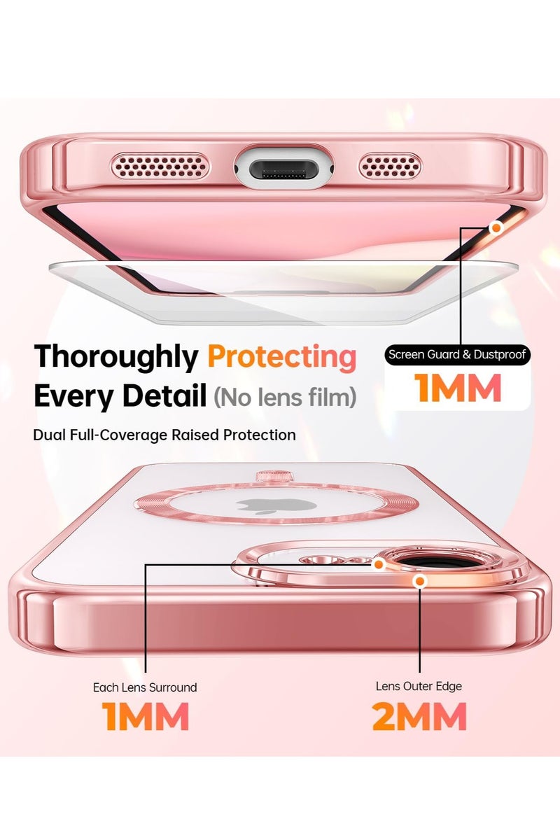 BORTONY iPhone 16e Case Cover Compatible with MagSafe Elegant Anti-Scratch  with Camera Lens Protection Magnetic Cover for iPhone 16e 6.1-inch - Image 4