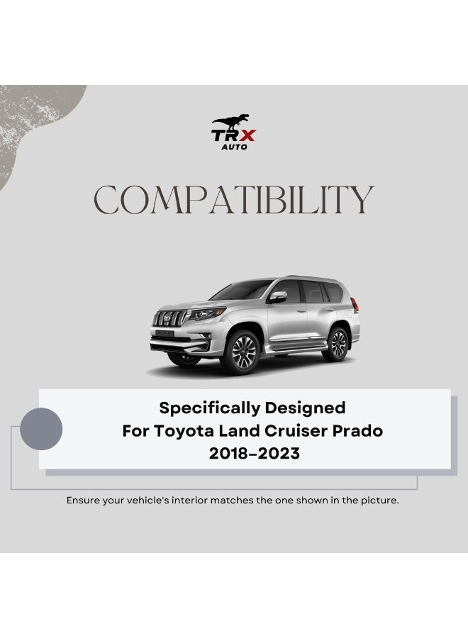  تي ار اكس اوتو حامل هاتف TRX AUTO لتويوتا لاند كروزر برادو 2018-2023 | تركيب تنفيس الهواء المخصص | لا يسد فتحة التهوية | قبضة آمنة ، دوران 360 درجة ، تصميم غير مغناطيسي | حامل موبايل سهل التركيب - Image 3