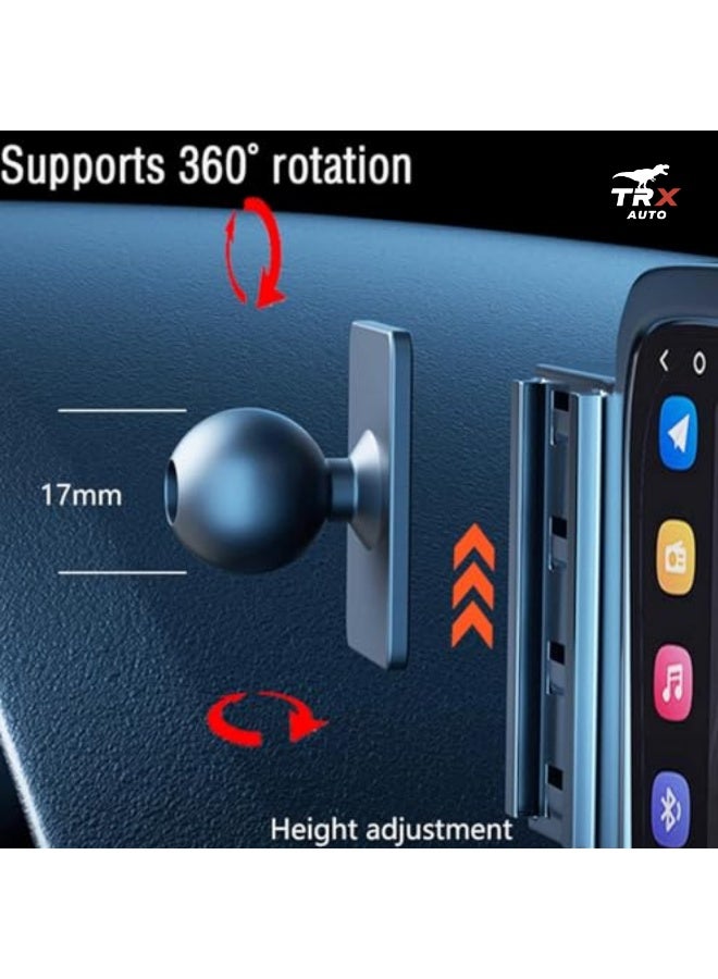  تي ار اكس اوتو حامل هاتف TRX AUTO لتويوتا لاند كروزر برادو 2018-2023 | تركيب تنفيس الهواء المخصص | لا يسد فتحة التهوية | قبضة آمنة ، دوران 360 درجة ، تصميم غير مغناطيسي | حامل موبايل سهل التركيب - Image 5