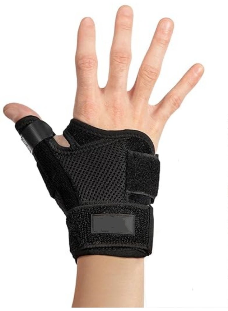 2-Pack Wrist Brace - Reversible Support for Wrist  Thumb Pain, Fits Both Hands, Men  Women - for Office, Home  Sports - Image 1