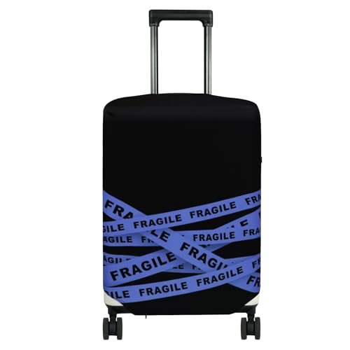 HYPER VENTURE Washable Luggage Cover - Fashion Suitcase Protector Fits 27-30 Inch Luggage (Fragile, L) - Image 1