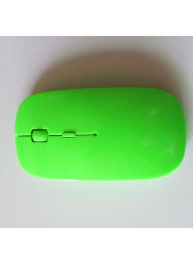 Ultra-thin Fashionable Bluetooth Wireless Optical Mouse 2.4g For Laptop Cputer Digital Cputer/optical Mouse/optical Mouse-Color:2.4g Black With Receiver